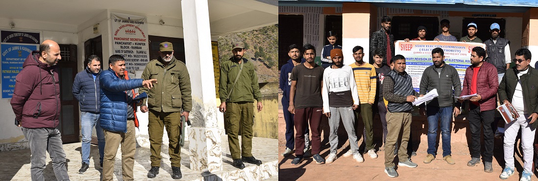 DPEO inspects Polling Station locations in district Ramban