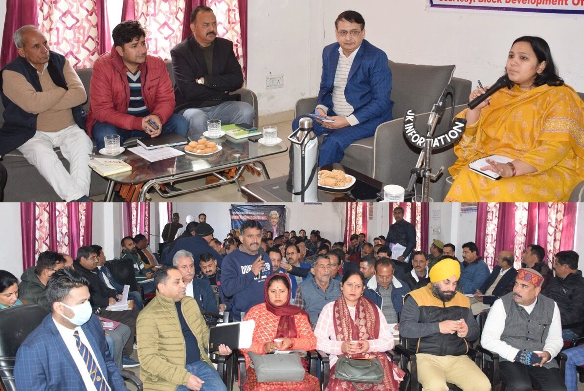 DC listens to public issues at Block HQ Udhampur