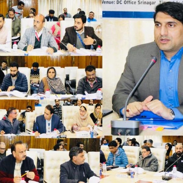 DC Srinagar chairs District Level Bankers Review Committee Meet