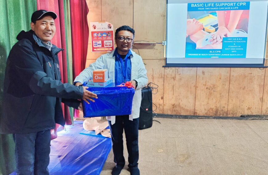 Training held on first aid and basic life support