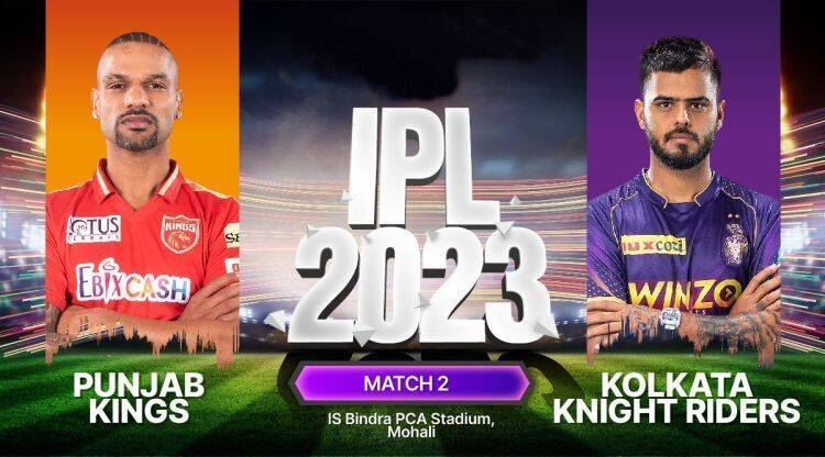 IPL 2023: Kolkata Knight Riders post 191/5 against Punjab Kings