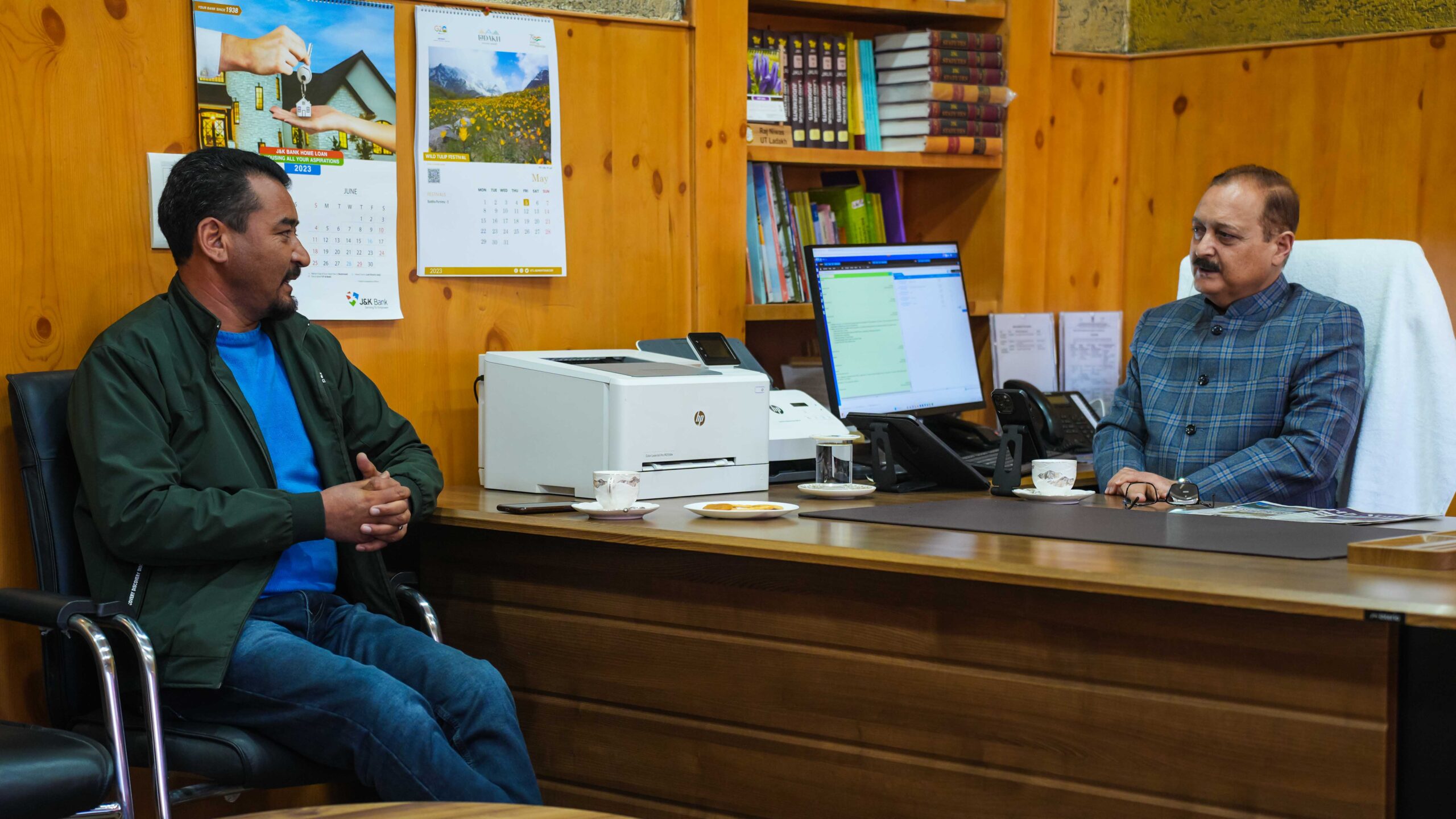 Chairperson, Haj Committee of Ladakh meets Principal Secretary Revenue Ladakh to discuss Haj