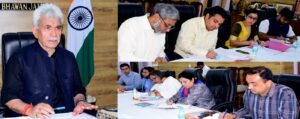 LG Manoj Sinha chairs high-level meet to discuss ways to…