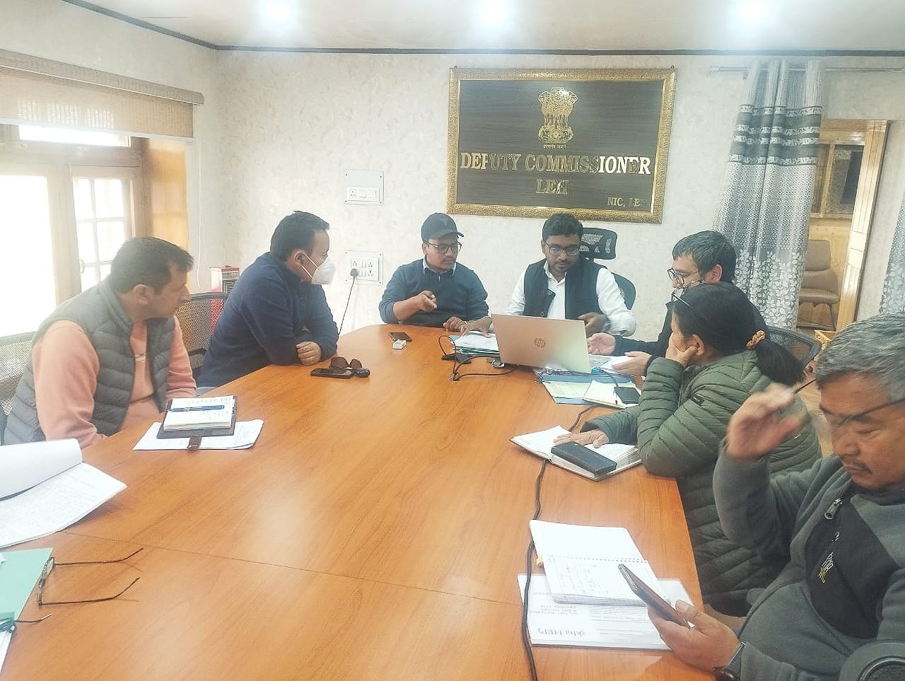 DC Leh discusses preparation of Action Pan under Vibrant Village Programme