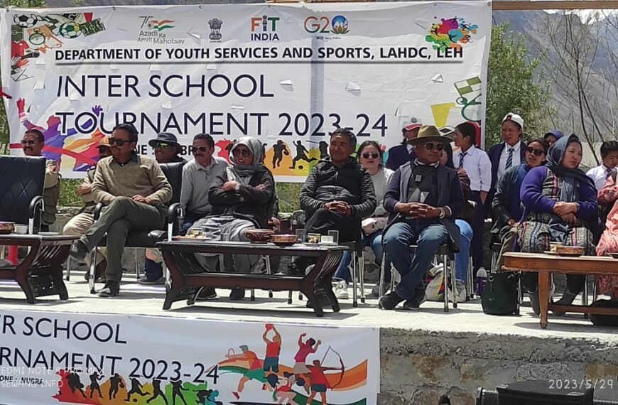 Zonal Level Inter School Tournament concludes in Nubra