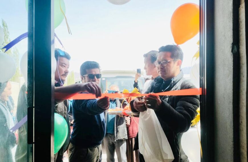 Cooperative Department Leh revives Cooperative Consumer retail outlet in Stok village