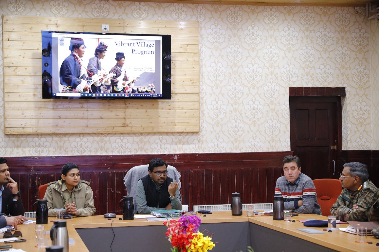 DC Leh reviews progress on preparation of Action Plan under Vibrant Village Programme