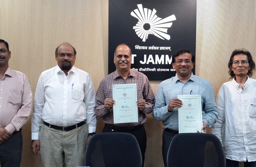 IIT Jammu signs MoU with SVNIT Surat, NIT Goa
