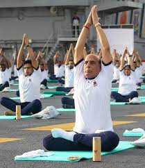 World is acknowledging our culture, adopting it too: Rajnath Singh on International Day of Yoga
