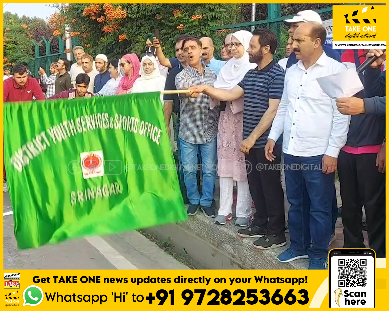 Mega Cycle Rally organised under ‘Drug Free Srinagar’ campaign