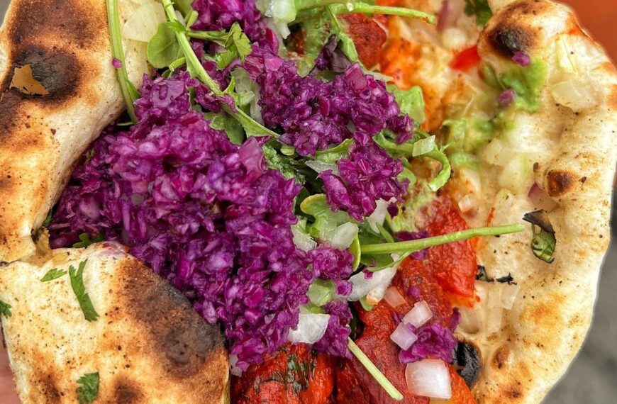 This New York Restaurant Serves Cheesy Naan Tacos!