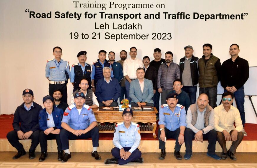 3-day MoRTH Workshop on Road Safety culminates in Ladakh