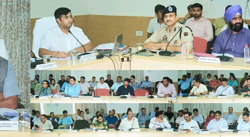 Chief Secretary reviews developmental scenario of District Samba