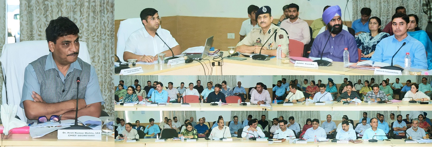 Chief Secretary reviews developmental scenario of District Samba