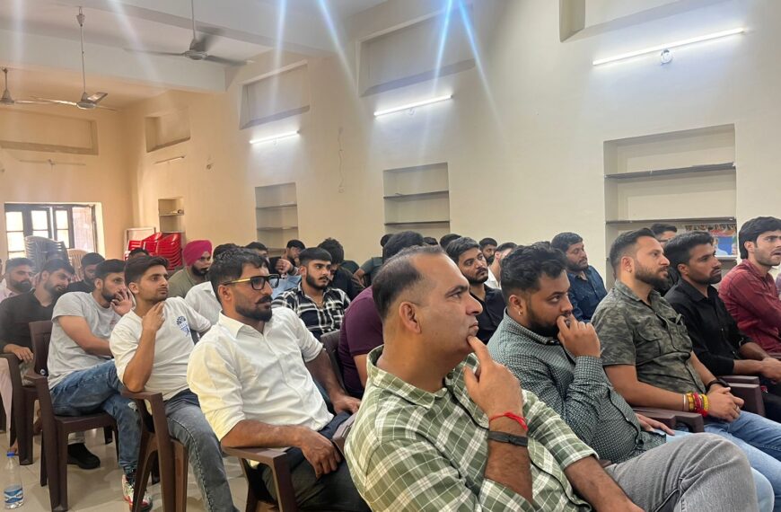 “Youth Congress Jammu & Kashmir Accelerates ‘Booth Jodo, Youth Jodo’ Initiative in Today’s State Executive Meeting”