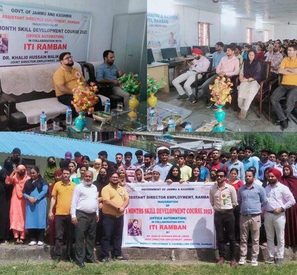JD Employment inaugurates 3-month course in Office Automation at ITI Ramban
