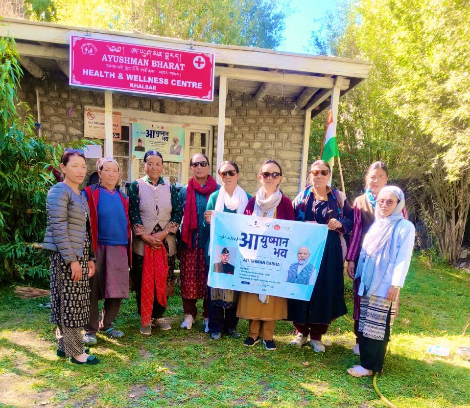 Weekly health mela held across UT Ladakh under NHM Ladakh