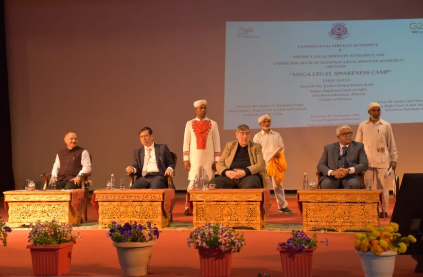 District Legal Services Authority Leh organizes Mega Legal Awareness Camp