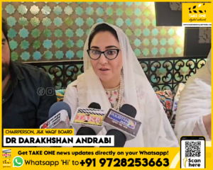 Negligent employees at Dargah Hazratbal suspended: Dr Darakhshan Andrabi