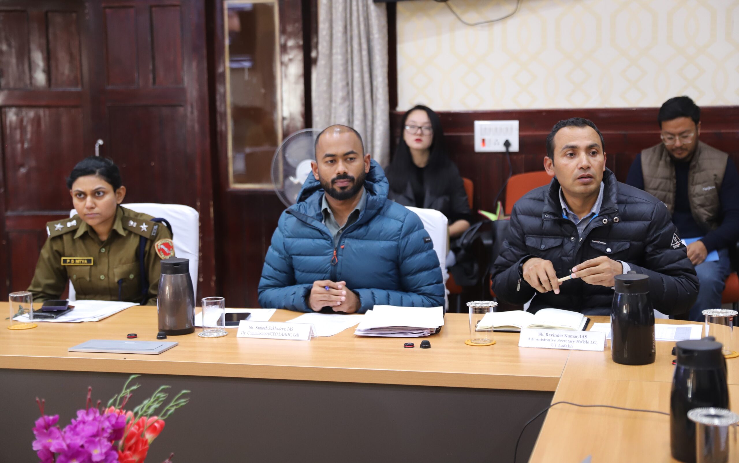 Advisor Pawan Kotwal Reviews Winter Essential Commodities Stocking in Leh and Kargil