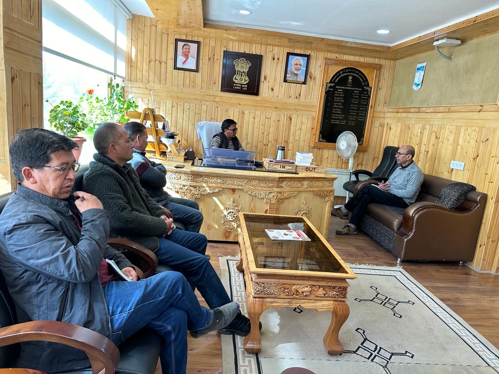 Department of Animal Husbandry & Dairying holds meeting for establishing Farmer Producer Organizations in Leh