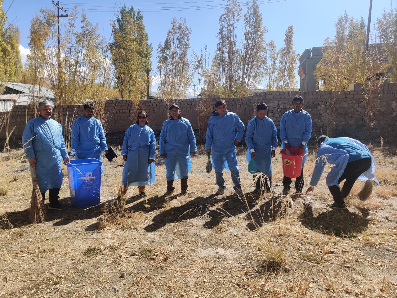 Animal Husbandry Department Leh launches cleanliness drive as part of Special Campaign 3.0, ‘Swachhta Hi Sewa’