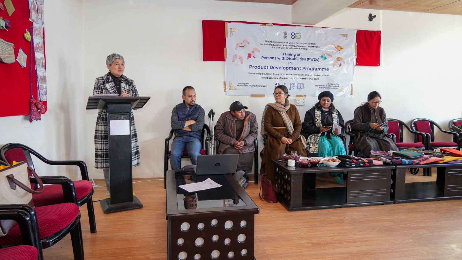 Commissioner Secretary of Technical Education & Skill Development, UT Ladakh Padma Angmo concludes Product Development Program for Specially-abled Persons
