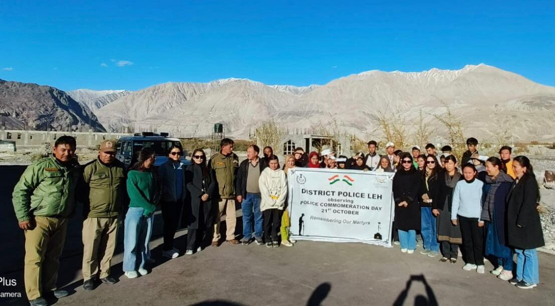 GDC Nubra, Ladakh Police observe Police Martyrs Week