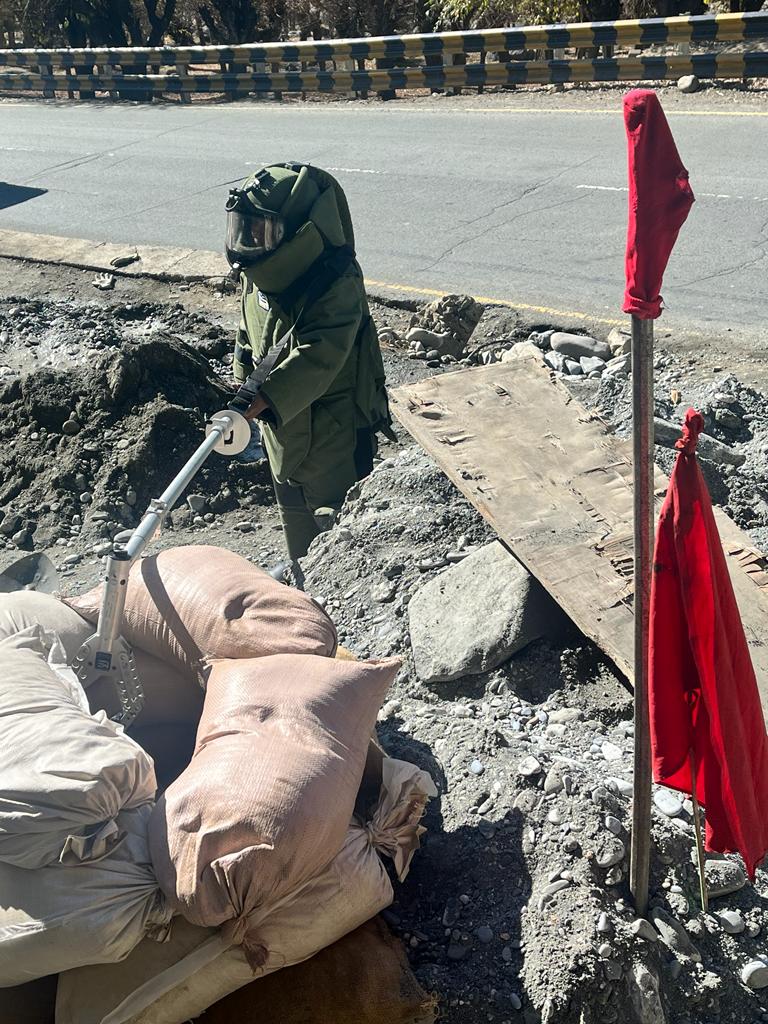 Unexploded artillery shell found, disposed in Ladakh village