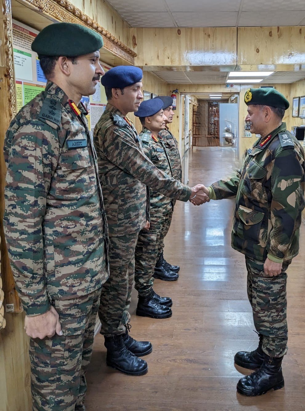 Northern Army commander reviews operational and security preparedness along the LAC