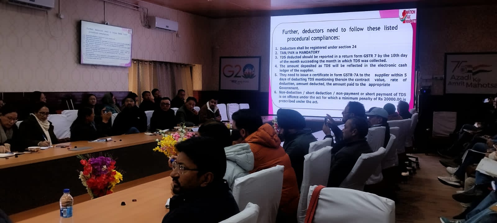 One-day training on Tax Deduction at Source under the Goods and Service Tax Act 2017 for Drawing and Disbursing Officers Conducted