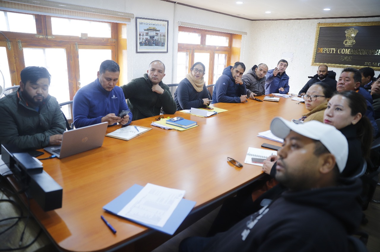DC Leh chairs meeting on ‘Viksit Bharat Sankalp Yatra’ progress
