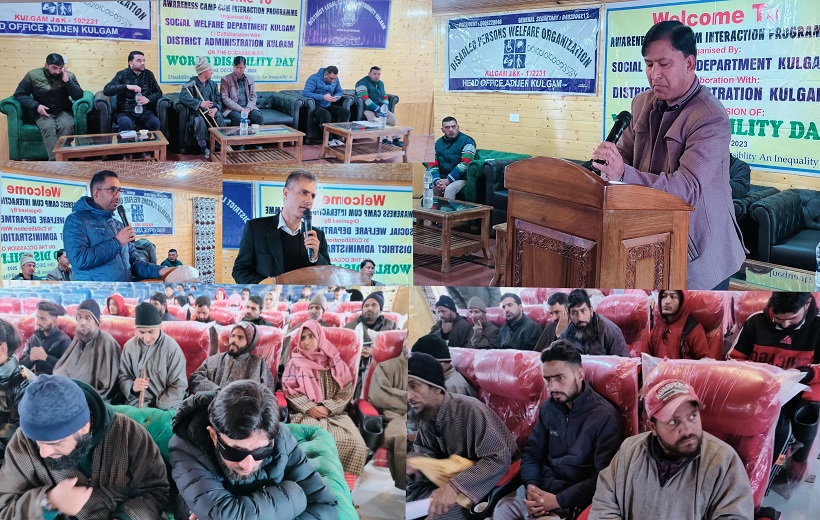 International Day of Persons with Disabilities observed at Kulgam