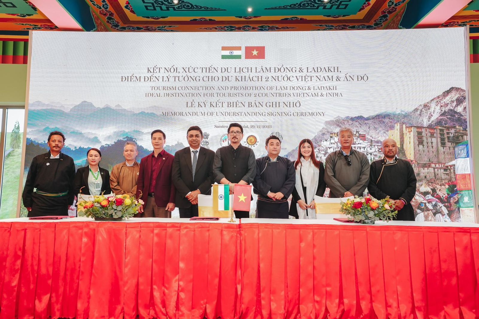 Historic Cultural Exchange and Tourism Collaboration Launched between Vietnam’s Lam Dong and India’s Leh Ladakh