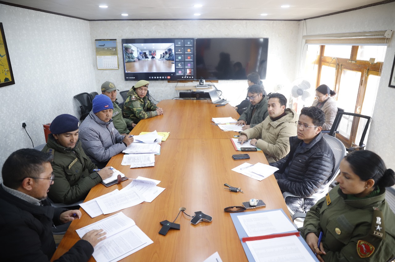 DC Leh chairs meeting to discuss vulnerability mapping and identification of critical polling stations