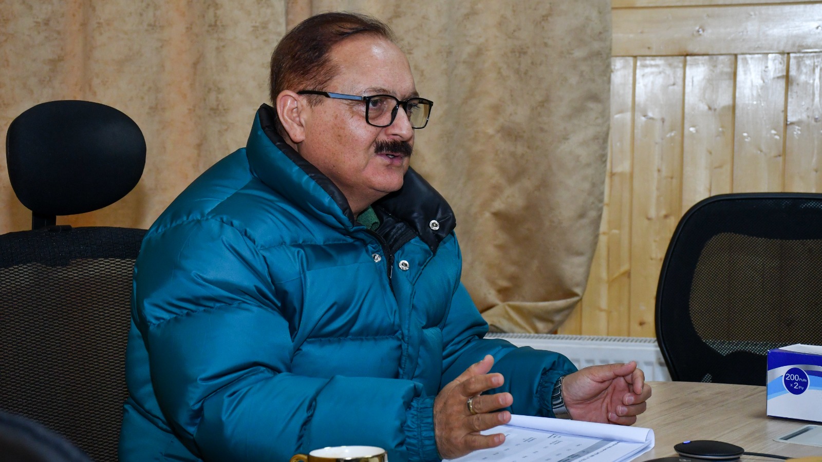 Advisor, UT Ladakh Dr Pawan Kotwal Chairs Meeting to Review the progress of Rural Development and Information Technology Department