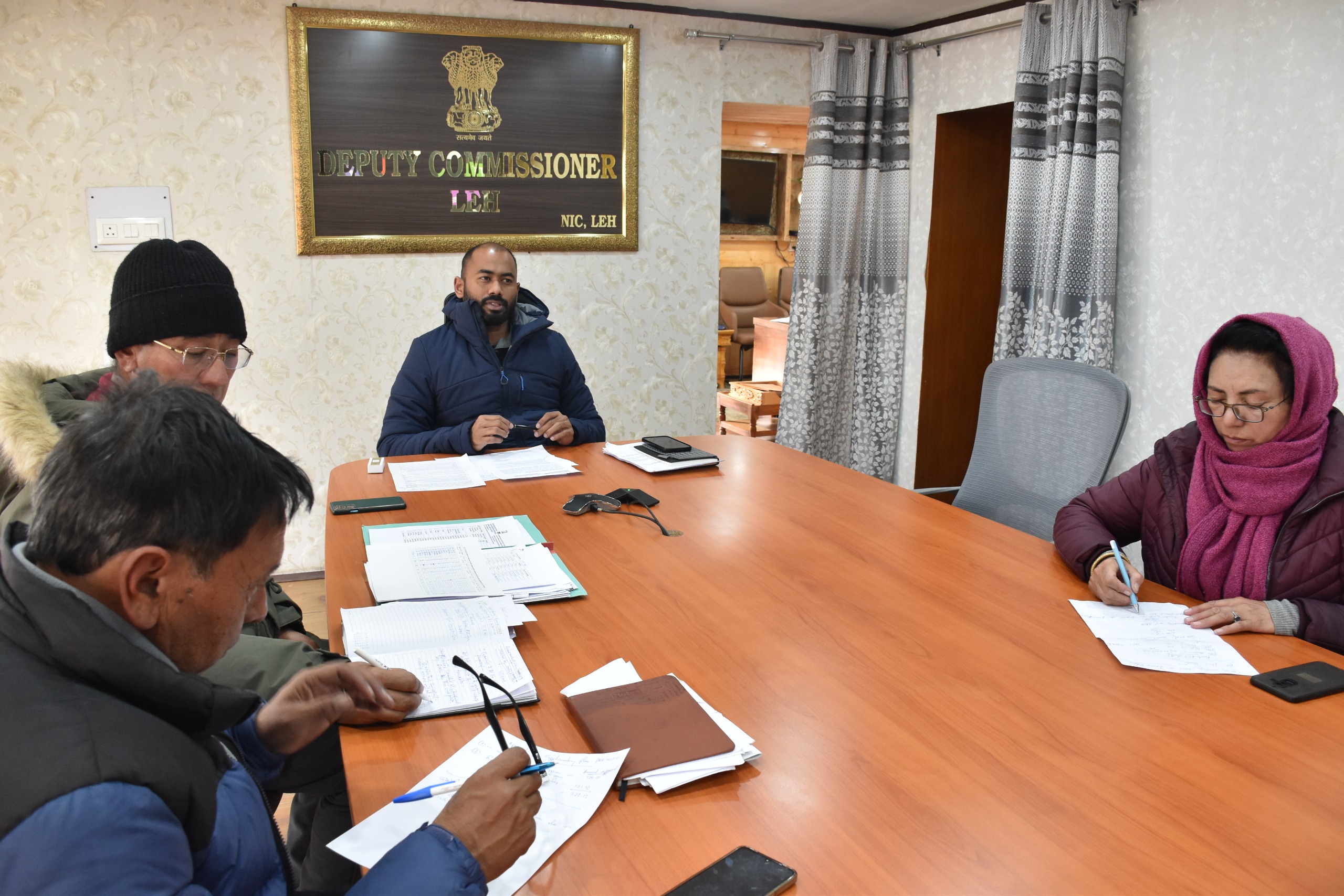 DC/CEO Leh chairs meeting to ensure smooth CBSE winter examinations preparation