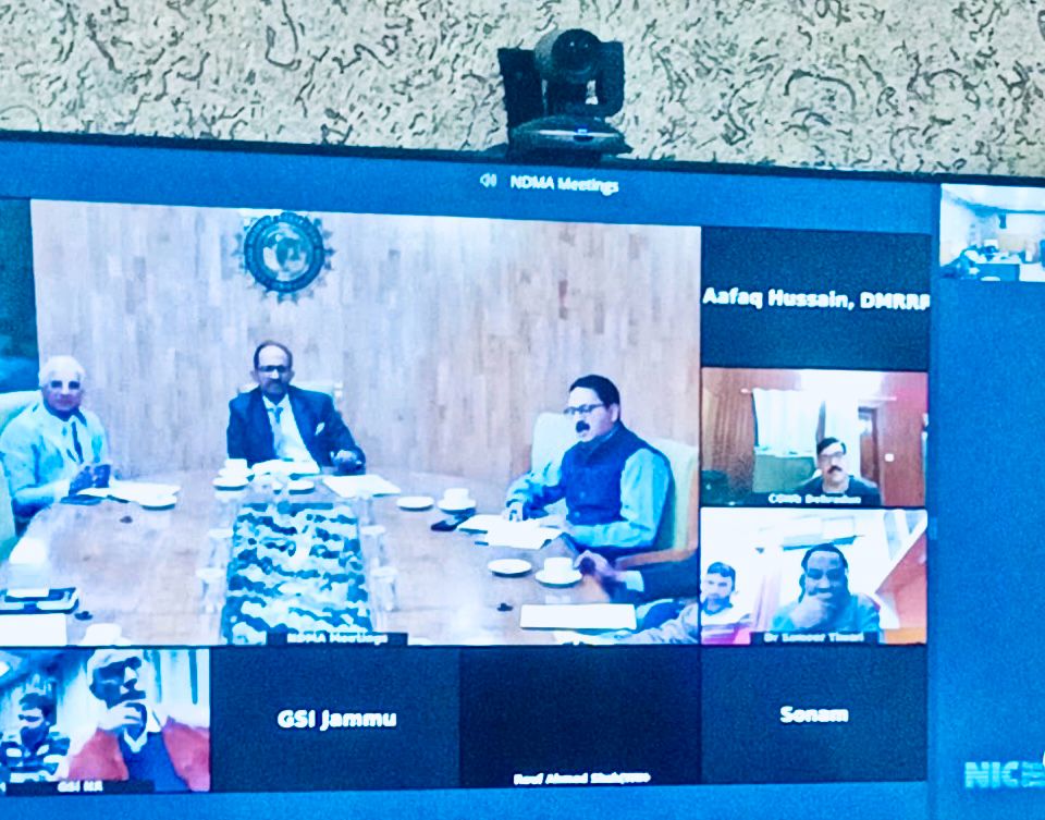 Secretary DMRRR Amit holds a meeting with NDMA, GSI on alarming trigger of Hot Springs at Chumathang-Nyoma in Ladakh