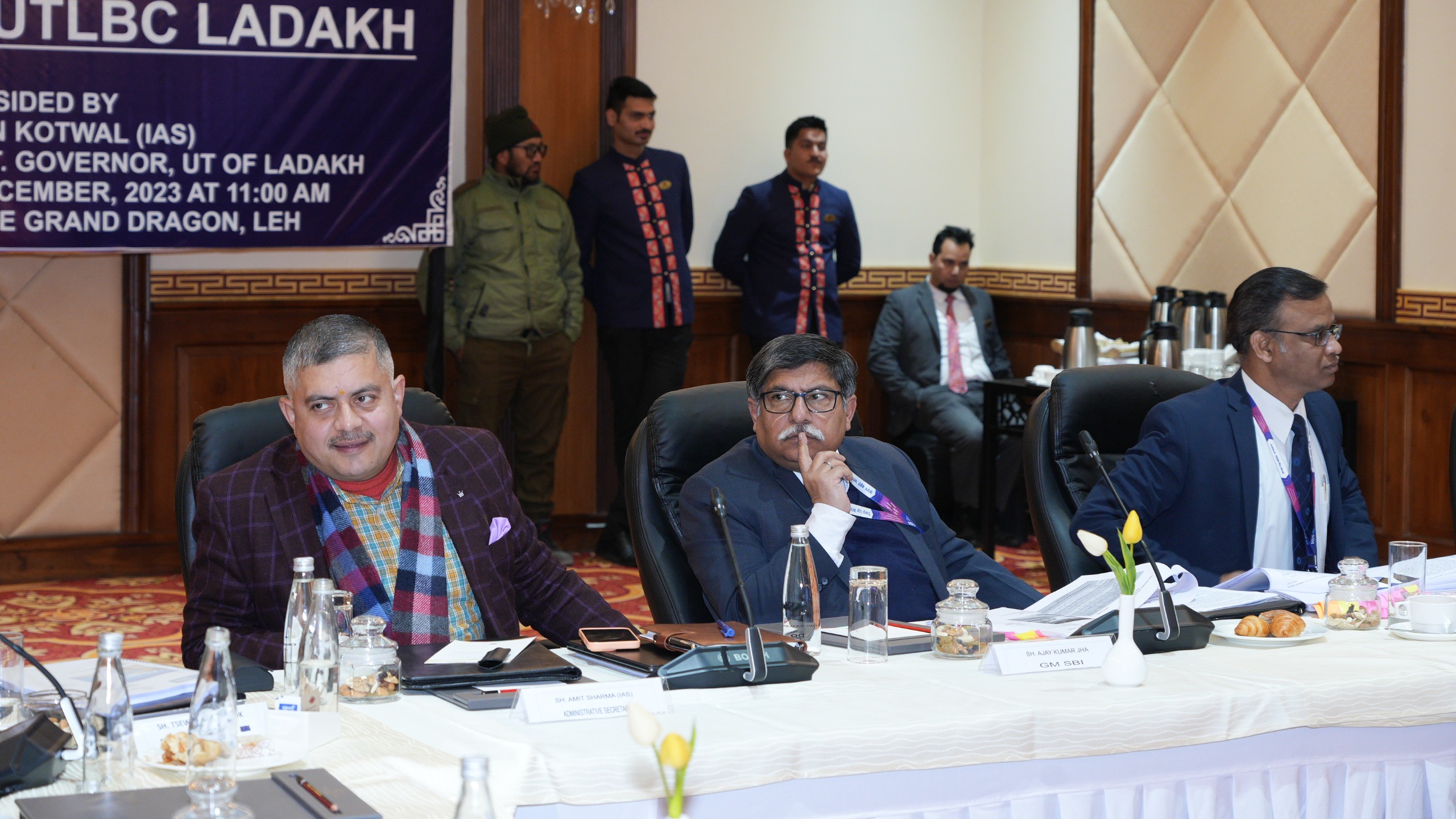 Advisor to Hon’ble LG, UT Ladakh Dr Pawan Kotwal Presides 8th UT-Level Bankers’ Committee Meeting