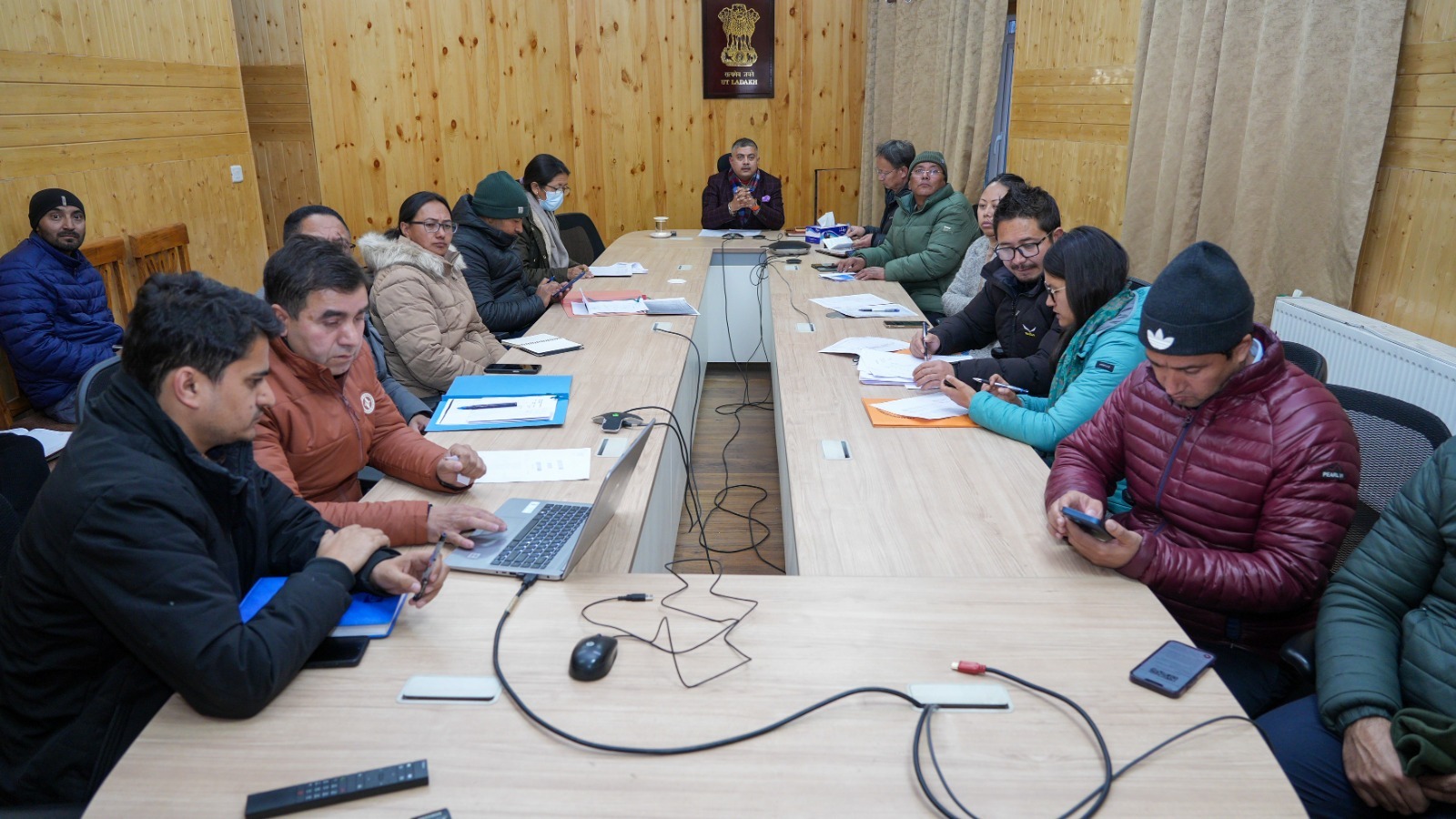 State Nodal Officer, UT Ladakh Amit Sharma Reviews Viksit Bharat Sankalp Yatra