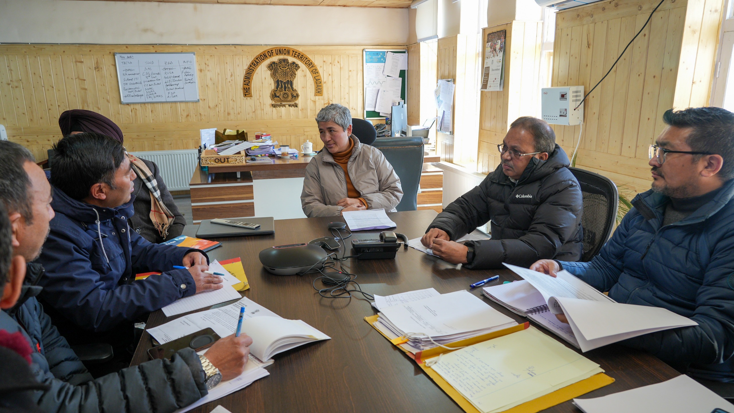 Principal Secretary of School Education Department, UT Ladakh, Sanjeev Khirwar Chairs Virtual Meeting to Implement Electoral Literacy MoU