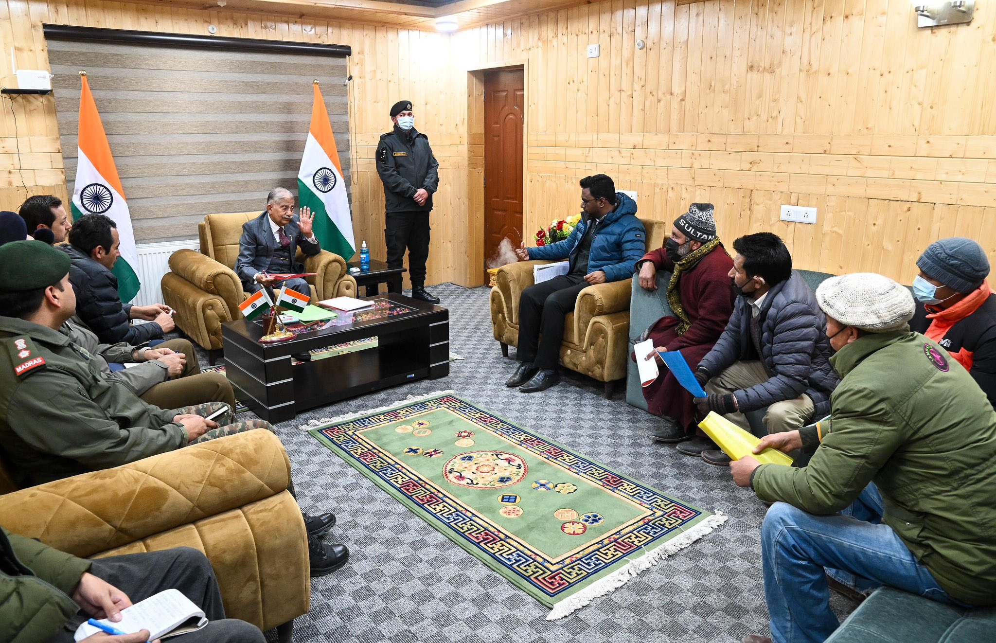 Delegation of BJP calls on LG Brig BD Mishra; submits memorandum