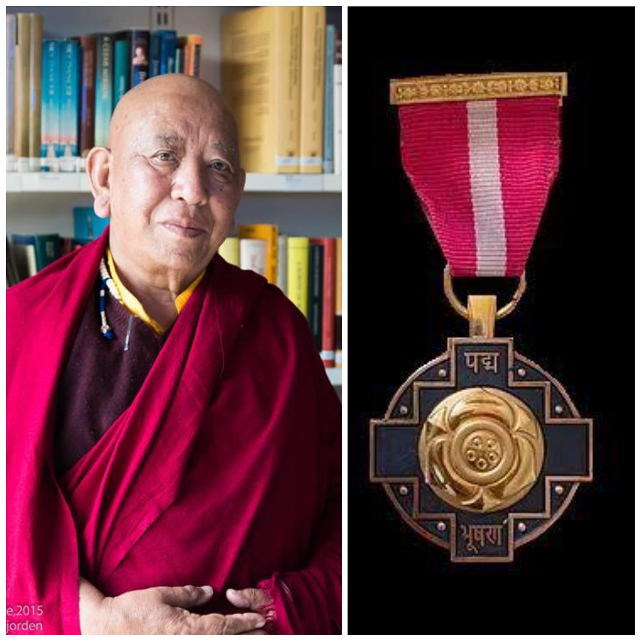 Ladakh’s H.E late Chosje Togdan Rinpoche conferred with Padma Bhushan