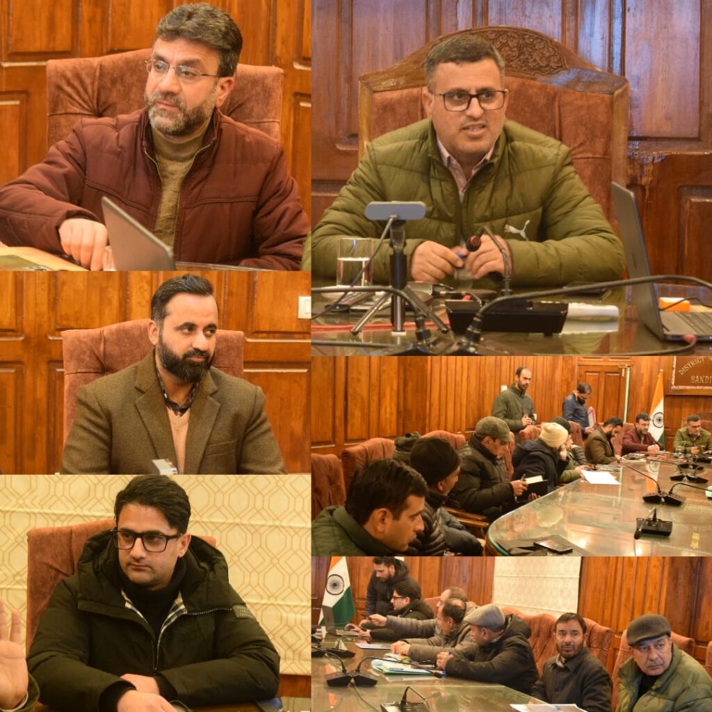 Semi Ring Road Phase 2 DC Bandipora chairs meeting to finalise the 3G Award 1