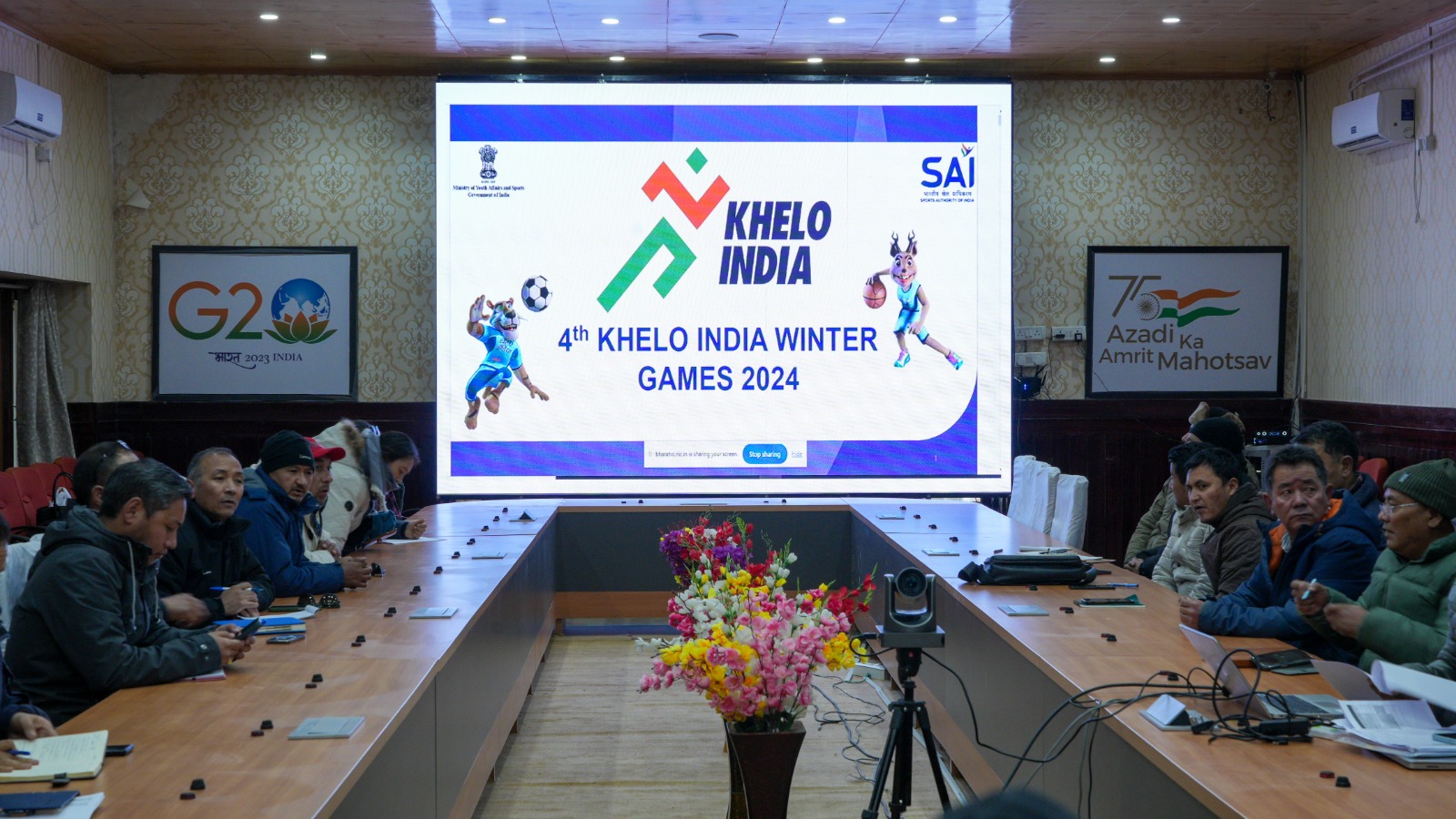 Secretary of Youth Services & Sports, UT Ladakh Ravinder Kumar chairs Meeting on Conduct of Khelo India Winter Games