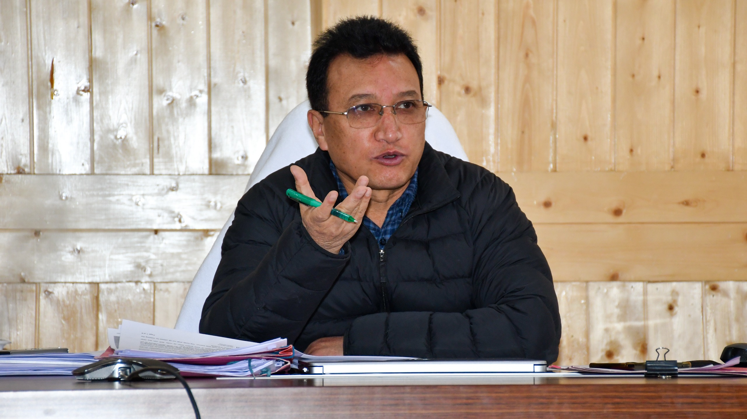 Commissioner/Secretary of Tourism & Culture, UT Ladakh, Kacho Mehboob Ali Khan Chairs Key Meeting to Monitor Project Execution Progress