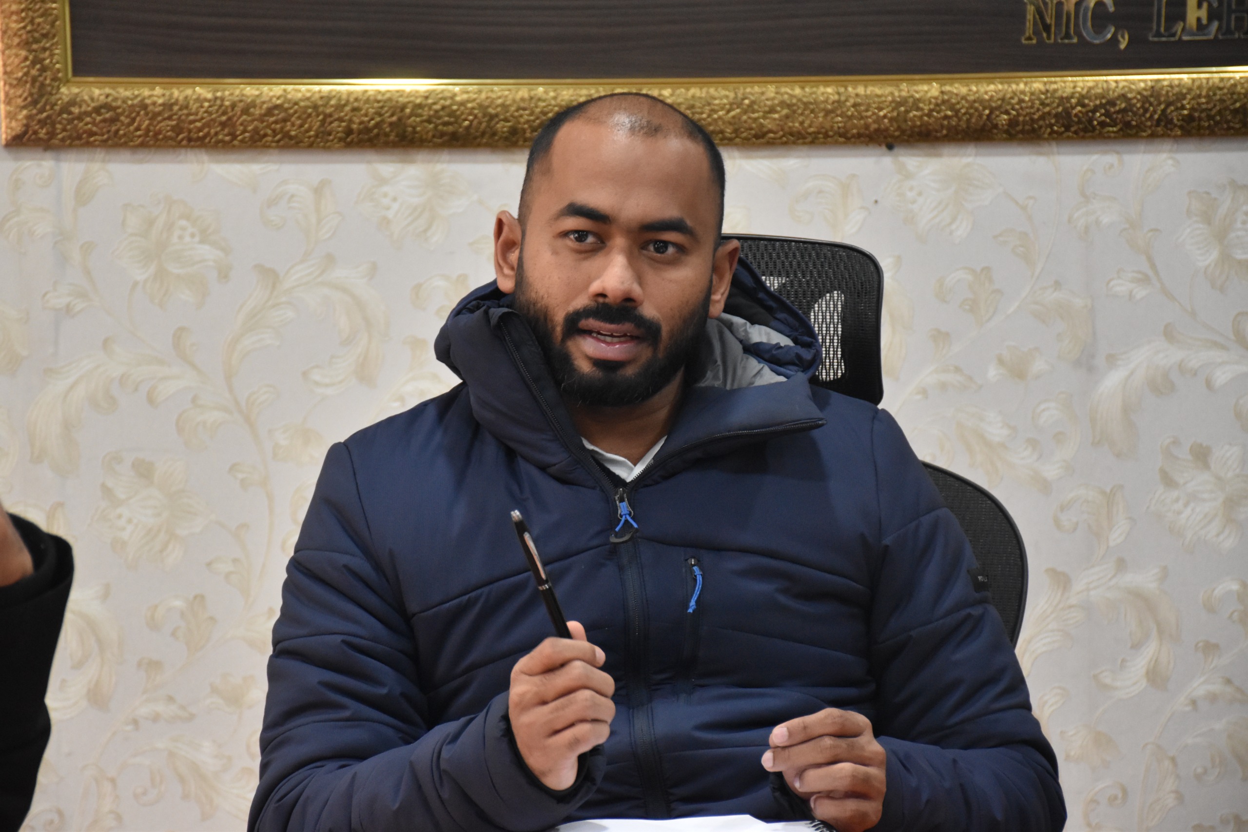 DC Leh reviews meeting ahead of Lok Sabha & National Voters Day