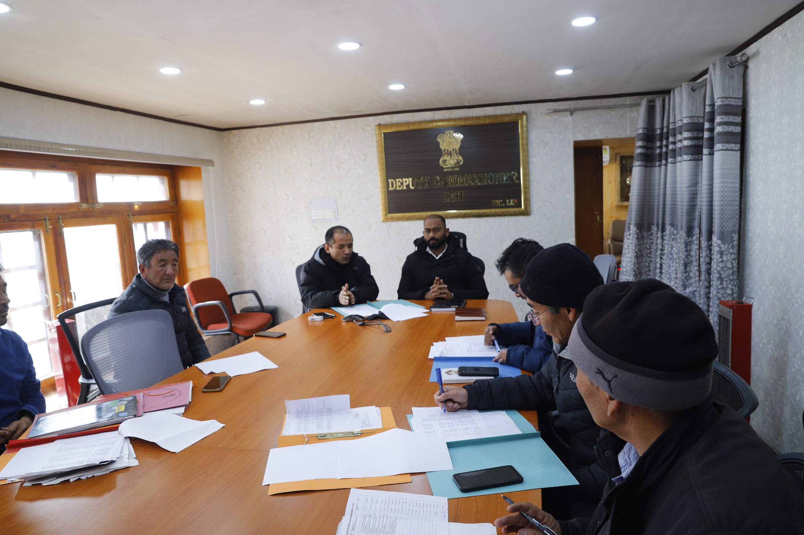 DC Leh Santosh reviews progress on Jamabandi for land records digitization