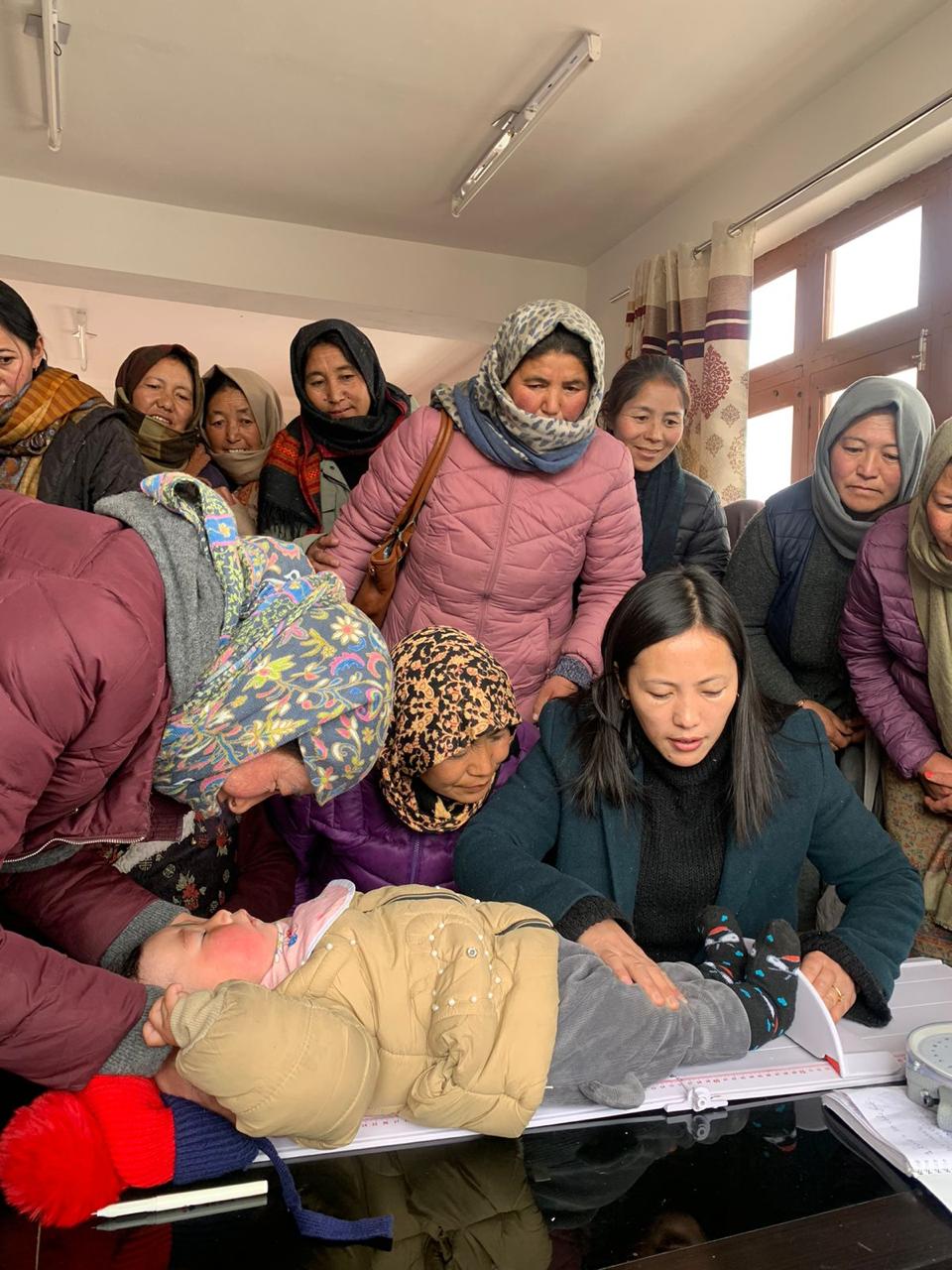 Training on accurate growth measurement using Growth Monitoring Device conducted in Leh