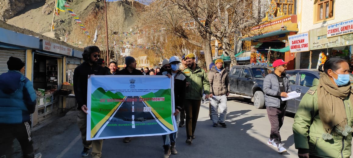 National Road Safety month: awareness campaign observed at Khaltse